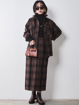 nissen Smile Modelsさん（レディース・163cm）の秋コーディネート