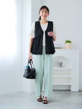 nissen Smile Modelsさん（レディース・167cm）の春コーディネート