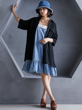 nissen Smile Modelsさん(レディース・163cm)の春コーディネート