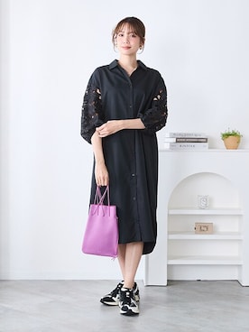 nissen Smile Modelsさん（レディース・165cm）の春コーディネート