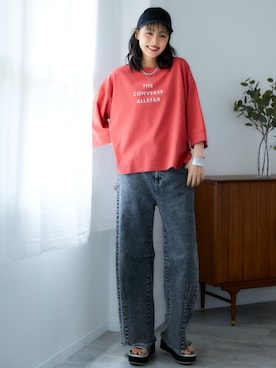 nissen Smile Modelsさん（レディース・165cm）の夏コーディネート