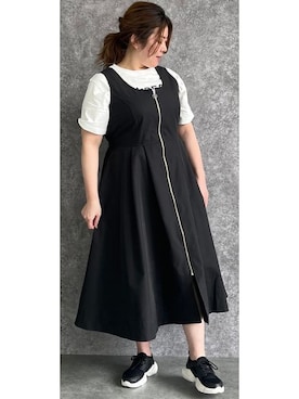 nissen Smile Modelsさん（レディース・172cm）の春コーディネート