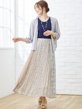 nissen Smile Modelsさん（レディース・167cm）の夏コーディネート