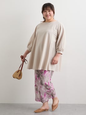 「nissen（ニッセン）のアイテム」を使った、nissen Smile Modelsさん（レディース・160cm）の春コーディネート