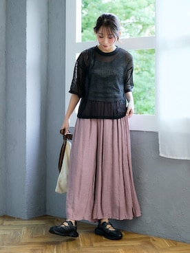 nissen Smile Modelsさん（レディース・160cm）の春コーディネート