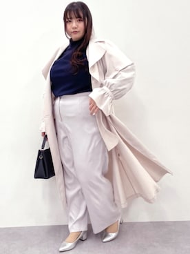 nissen Smile Modelsさん(レディース・157cm)の冬コーディネート