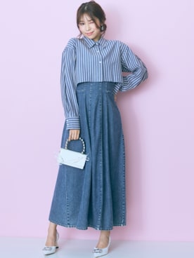 nissen Smile Modelsさん（レディース・167cm）の夏コーディネート