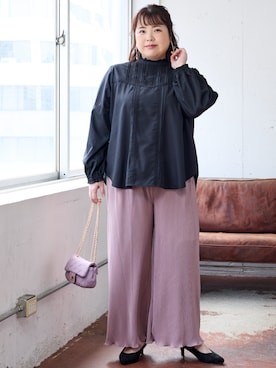 nissen Smile Modelsさん（レディース・158cm）の冬コーディネート