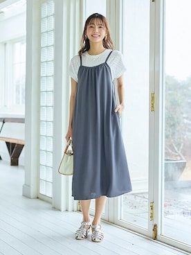 nissen Smile Modelsさん（レディース・164cm）の春コーディネート
