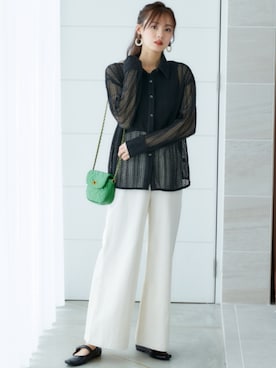 nissen Smile Modelsさん（レディース・167cm）の冬コーディネート