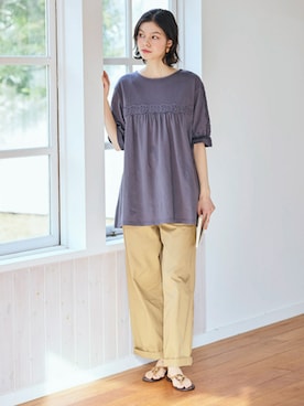 nissen Smile Modelsさん（レディース・166cm）の春コーディネート