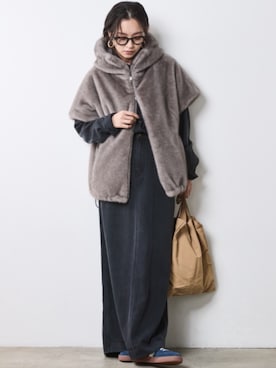 nissen Smile Modelsさん（レディース・163cm）の秋コーディネート