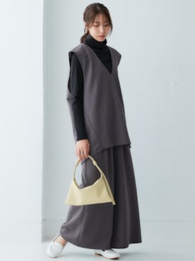 nissen Smile Modelsさん（レディース・165cm）の冬コーディネート