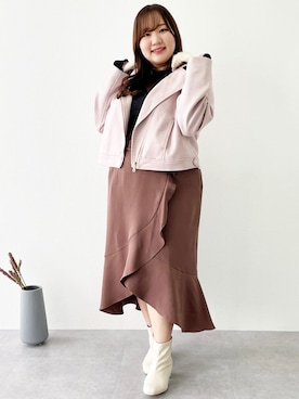 nissen Smile Modelsさん（レディース・158cm）の秋コーディネート