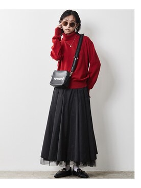 nissen Smile Modelsさん（レディース・163cm）の秋コーディネート