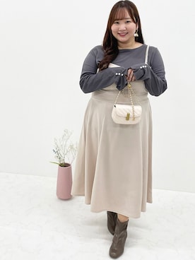 nissen Smile Modelsさん（レディース・158cm）の秋コーディネート