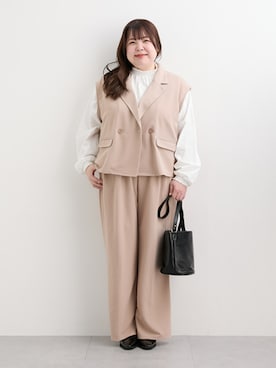 nissen Smile Modelsさん（レディース・158cm）の春コーディネート