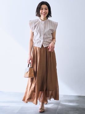 nissen Smile Modelsさん（レディース・168cm）の夏コーディネート