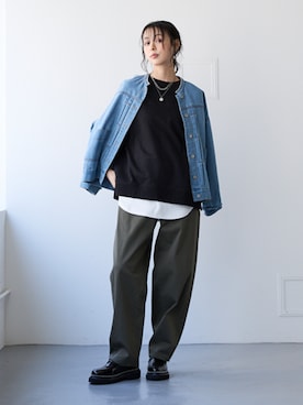 nissen Smile Modelsさん（レディース・165cm）の秋コーディネート