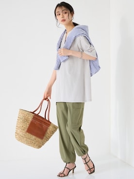 nissen Smile Modelsさん（レディース・165cm）の春コーディネート