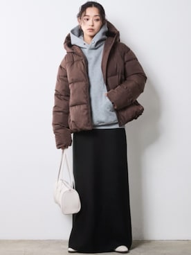 「CHIC STYLE（シックスタイル）のアイテム（ブルゾン）」を使った、nissen Smile Modelsさん（レディース・163cm）の秋コーディネート