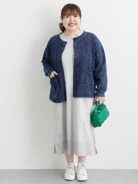 「nissen（ニッセン）のアイテム（ジャケット/アウター）」を使った、nissen Smile Modelsさん（レディース・158cm）の冬コーディネート