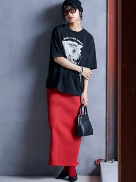nissen Smile Modelsさん（レディース・163cm）の春コーディネート