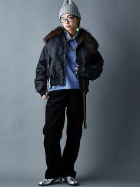 nissen Smile Modelsさん（レディース・163cm）の秋コーディネート