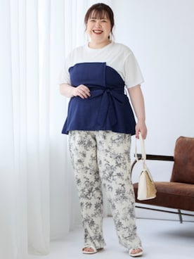 nissen Smile Modelsさん（レディース・158cm）の春コーディネート