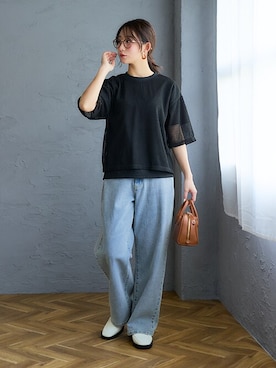 nissen Smile Modelsさん（レディース・160cm）の春コーディネート