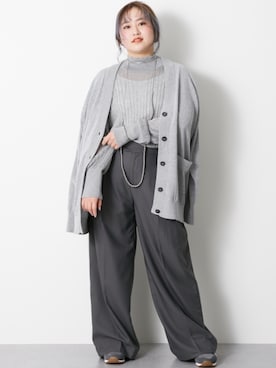 nissen Smile Modelsさん（レディース・160cm）の冬コーディネート
