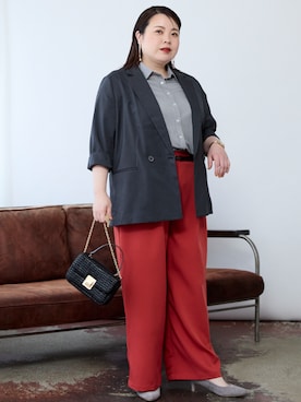 nissen Smile Modelsさん（レディース・158cm）の春コーディネート