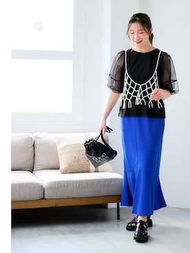 nissen Smile Modelsさん（レディース・164cm）の春コーディネート