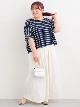 nissen Smile Modelsさん（レディース・155cm）の夏コーディネート