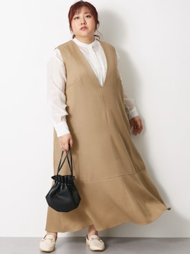 nissen Smile Modelsさん（レディース・155cm）の冬コーディネート