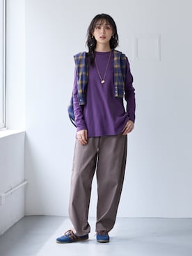 nissen Smile Modelsさん（レディース・165cm）の秋コーディネート