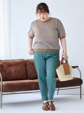 nissen Smile Modelsさん（レディース・158cm）の夏コーディネート