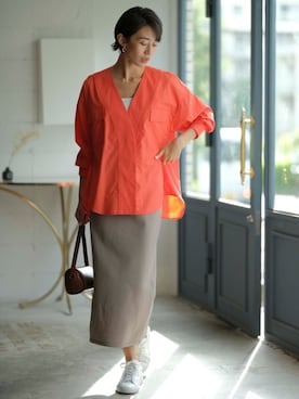 nissen Smile Modelsさん（レディース・168cm）の冬コーディネート