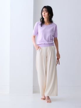 nissen Smile Modelsさん(レディース・165cm)の春コーディネート