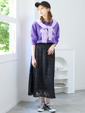 nissen Smile Modelsさん（レディース・167cm）の夏コーディネート