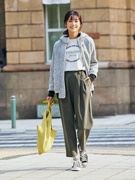 nissen Smile Modelsさん（レディース・169cm）の秋コーディネート