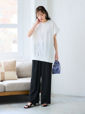 nissen Smile Modelsさん（レディース・169cm）の春コーディネート