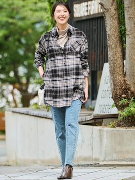 nissen Smile Modelsさん（レディース・167cm）の秋コーディネート