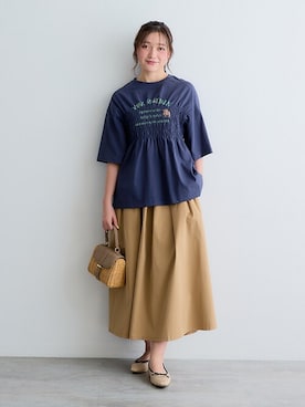 nissen Smile Modelsさん（レディース・164cm）の春コーディネート