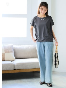 nissen Smile Modelsさん（レディース・160cm）の春コーディネート