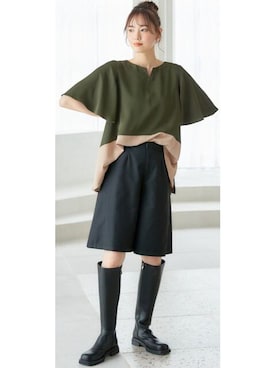 nissen Smile Modelsさん（レディース・166cm）の夏コーディネート