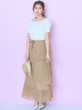 nissen Smile Modelsさん（レディース・166cm）の夏コーディネート