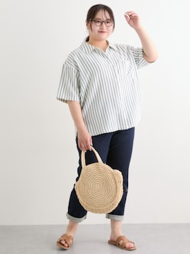 nissen Smile Modelsさん（レディース・160cm）の夏コーディネート