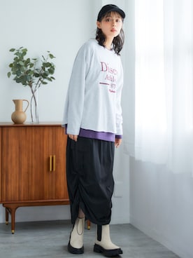 nissen Smile Modelsさん（レディース・165cm）の秋コーディネート