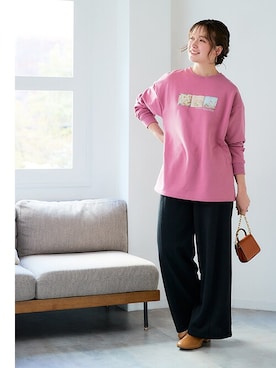 nissen Smile Modelsさん(レディース・164cm)の冬コーディネート